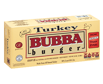 All Natural Turkey BUBBA burger