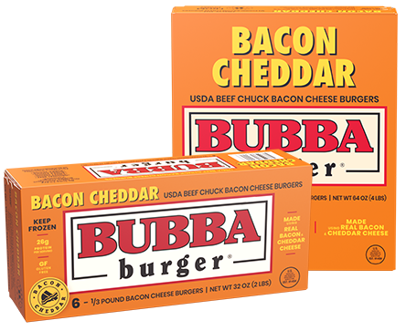 BUBBA Burger, Cheesy Beefy BUBBA burgers