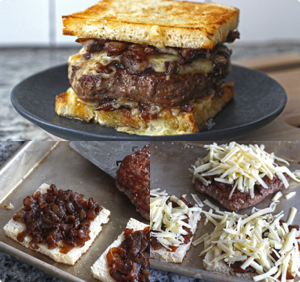 French Onion Soup Burgers