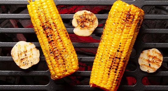 Grill your Corn and Pepper. recipe bubba burger food best