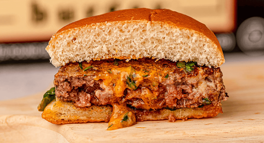 high quality frozen burgers