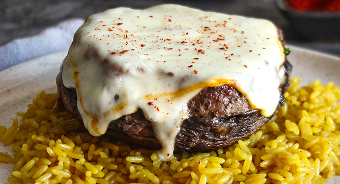 BUBBA burger Stuffed Portobello Mushrooms