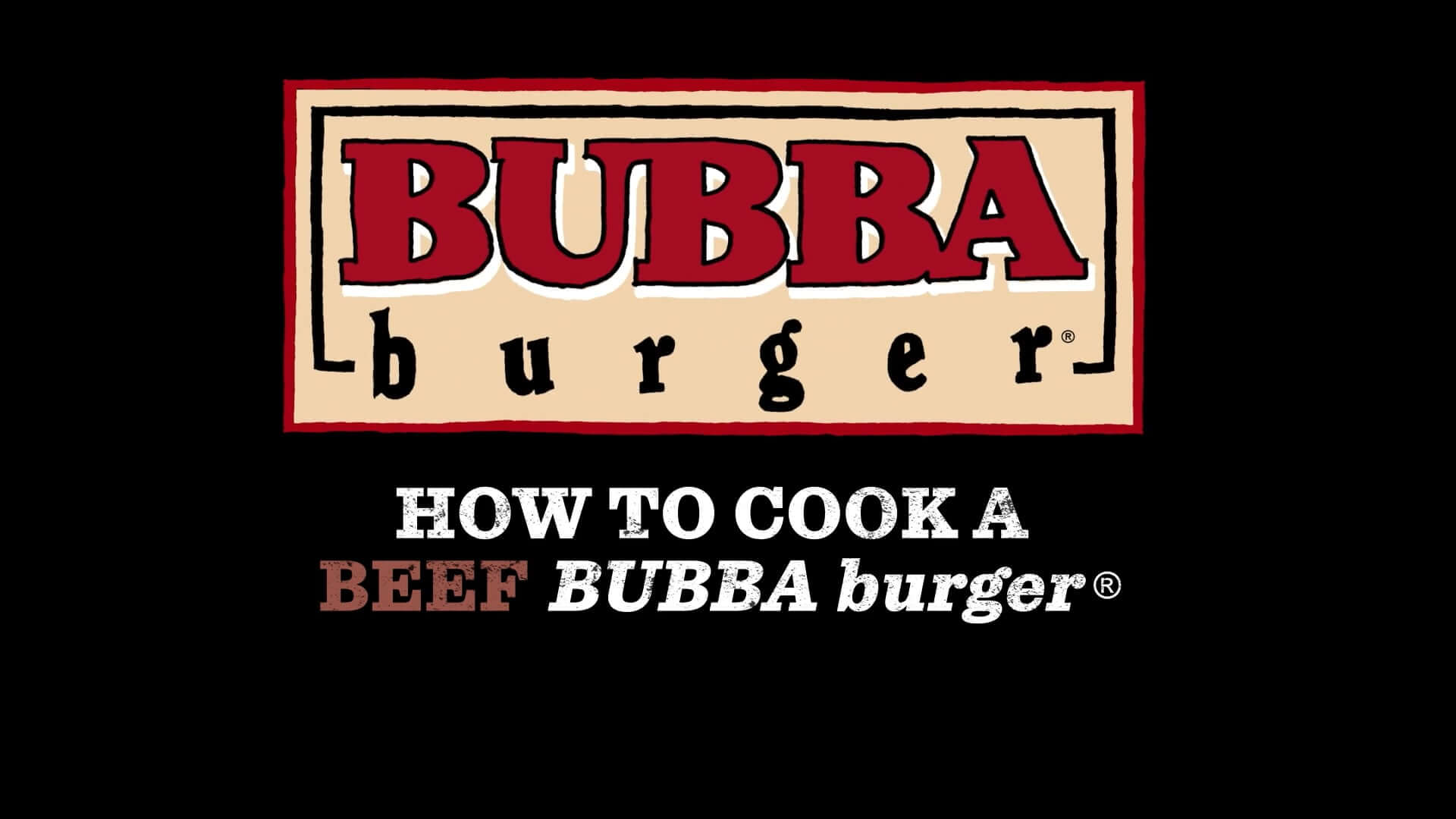 how to cook a beef bubba burger