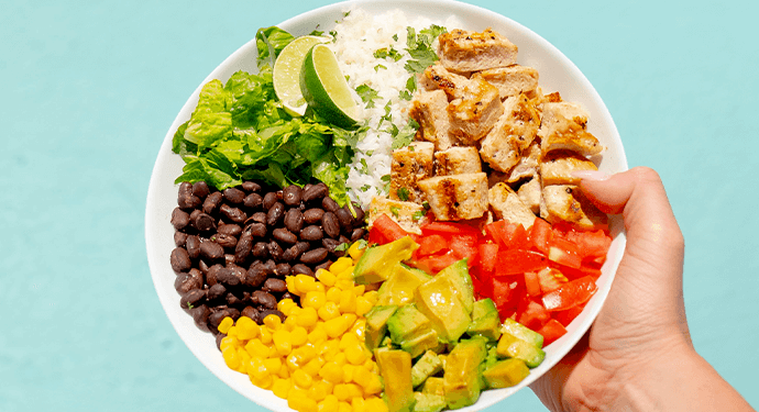 chicken bubba burger bowl