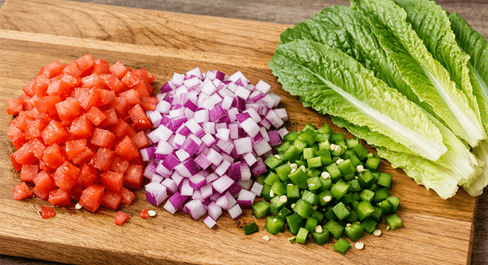 Prep the Toppings. recipe bubba burger food best