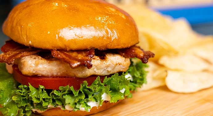 Bacon Chicken BUBBA Burger