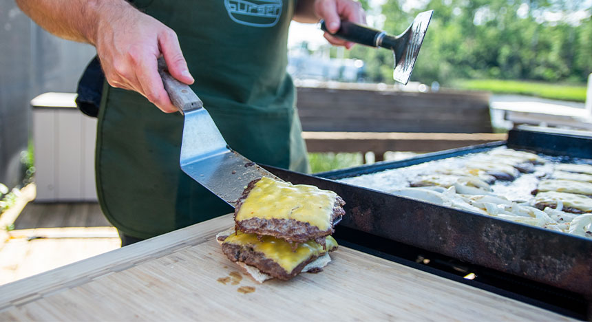 melty smash burgers