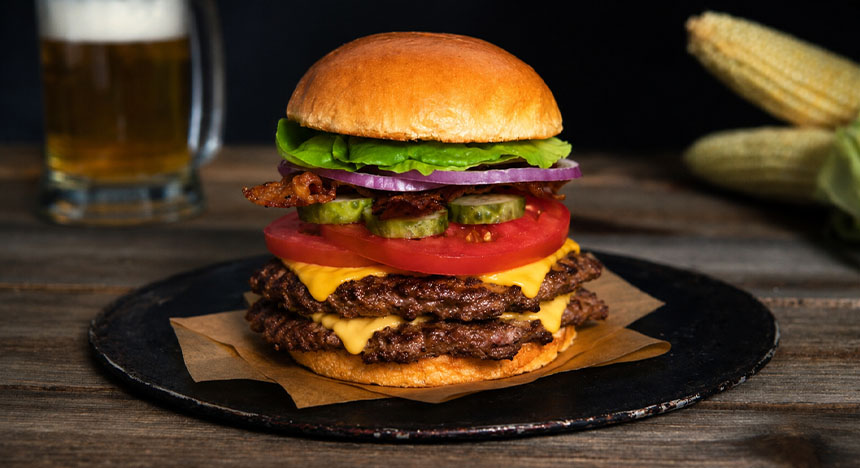 smashed BUBBA burger