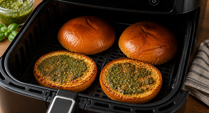 Toast the Brioche Buns. recipe image