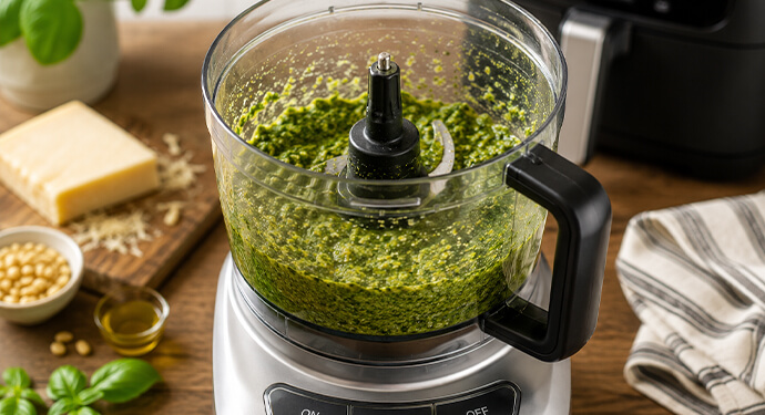 Make the Homemade Pesto. recipe image