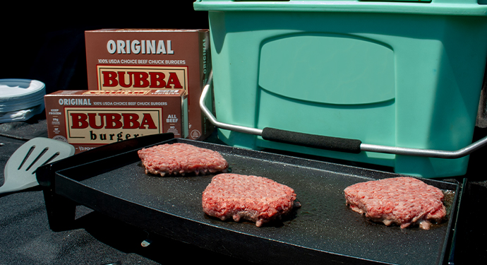 Grill the BUBBA burgers. recipe image
