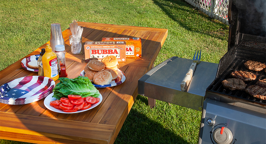 tailgating burgers 