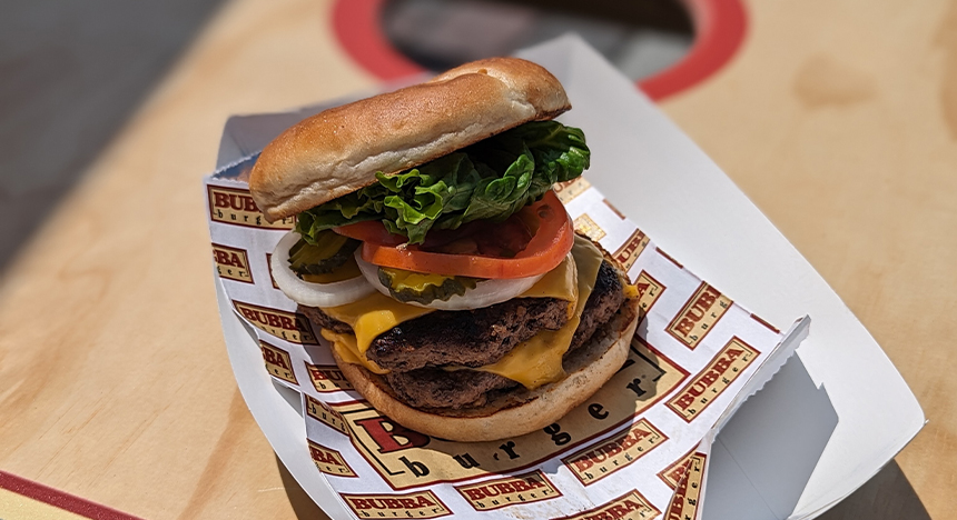 tailgating BUBBA burgers