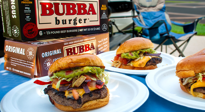 nacho crunch BUBBA burger