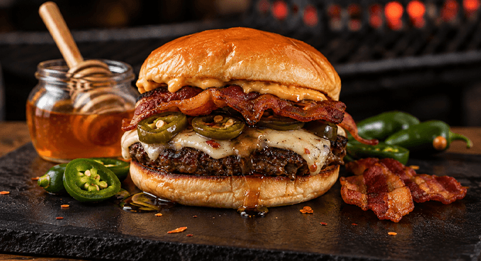 Hot Honey BUBBA burger