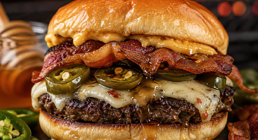 hot honey BUBBA burger