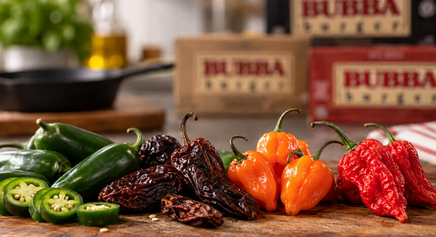 spicy peppers for burgers