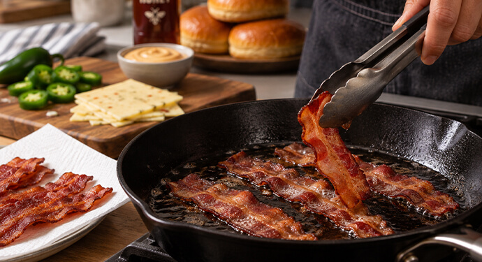 Cook the Bacon. recipe image
