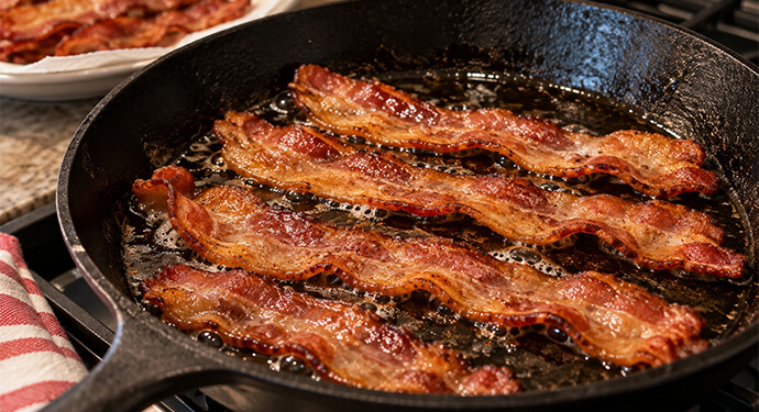 Crisp up the Bacon. recipe image